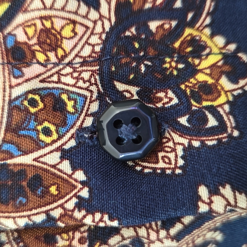 Silver Stone Collection Navy Floral Shirt - Picture 6 of 10